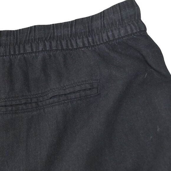 Old Navy Black Shorts Size XL Linen Blend Casual Cozycore Breathable - Picture 3 of 7